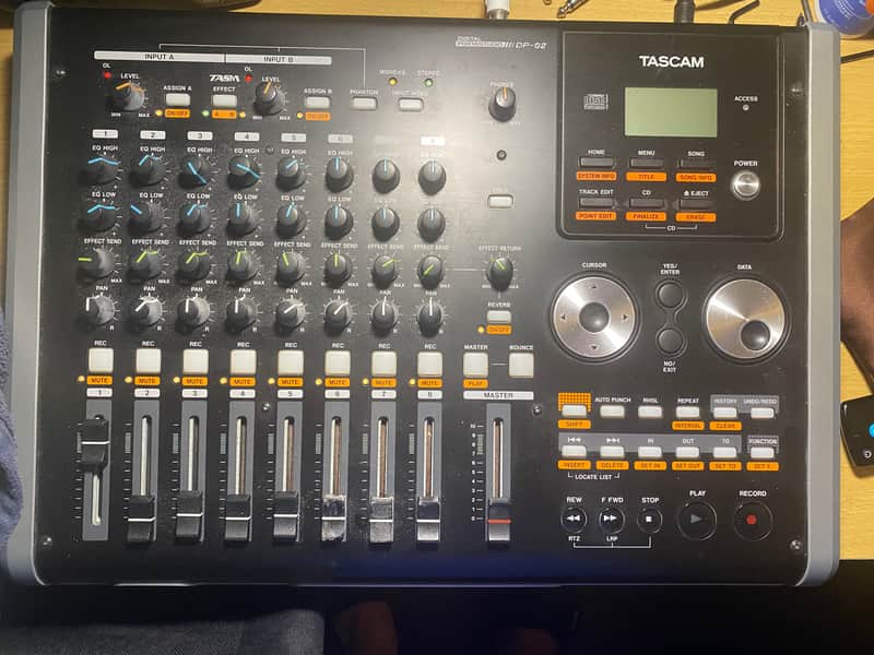 TASCAM DP-02 Digital Portastudio 8-Track Recorder