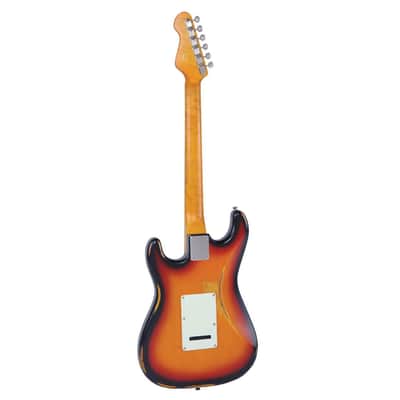 Vintage Icon Series V6 Distressed SSS - Sunset Sunburst image 8