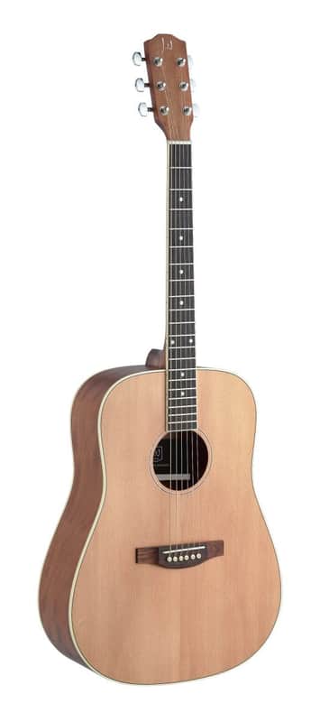 JN Guitars Asyla 4/4 Dreadnought Acoustic Guitar - Natural - ASY-D image 1