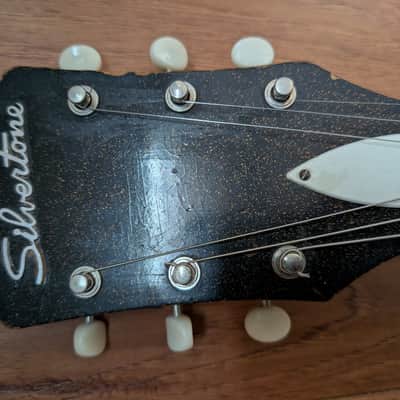 Silvertone Jupiter 1423 1962 - Black Sparkle image 7