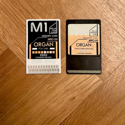 Korg MSC-9S Organ card set for Korg M1 series