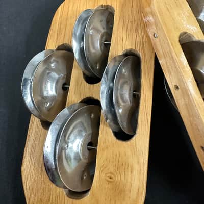 Hand Jingles, Jingle Sticks, Hatheli, Nickel, Quad Row, 9" - MINT image 3