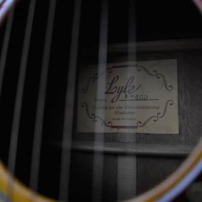 Vintage Lyle "Hummingbird" W-460 Acoustic Dreadnought Guitar - Gibson Copy / Lawsuit 1960s / 1970s image 2