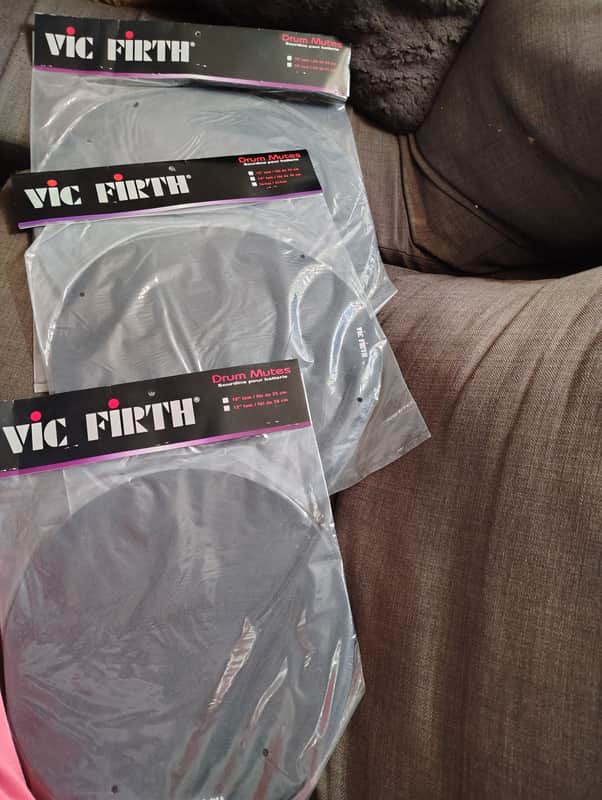 Vic Firth Drum Mutes 12/14/16 Packs Sealed 1990s? image 1