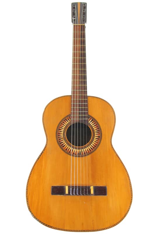 Jaime Ribot ~1900 - rarity - Enrique Garcia/Francisco Simplicio style classical guitar - excellent sound - check video! image 1