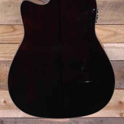 Immagine Yamaha TAG3 C TransAcoustic Acoustic/Electric Guitar Sand  Burst w/  Gigbag - 3