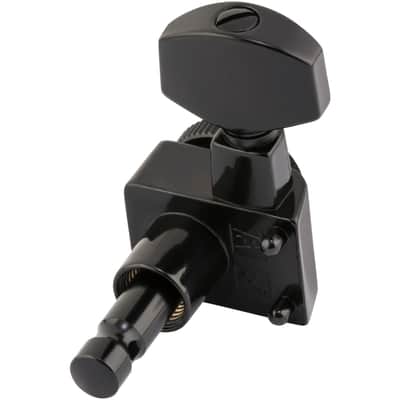 Fender Locking Stratocaster/Telecaster Tuning Machines, Black, Set of 6 image 3