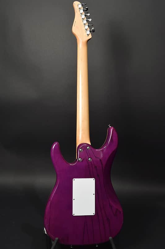 Schecter Japan SD-2-24-AS See Thru Purple | Reverb