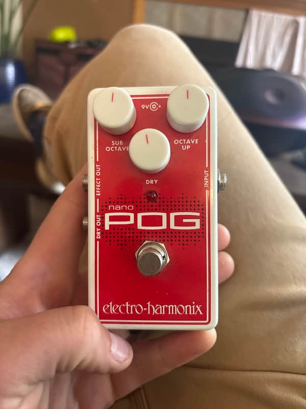 Electro-Harmonix Nano POG Polyphonic Octave Generator 2015 - Present - Red / White image 1