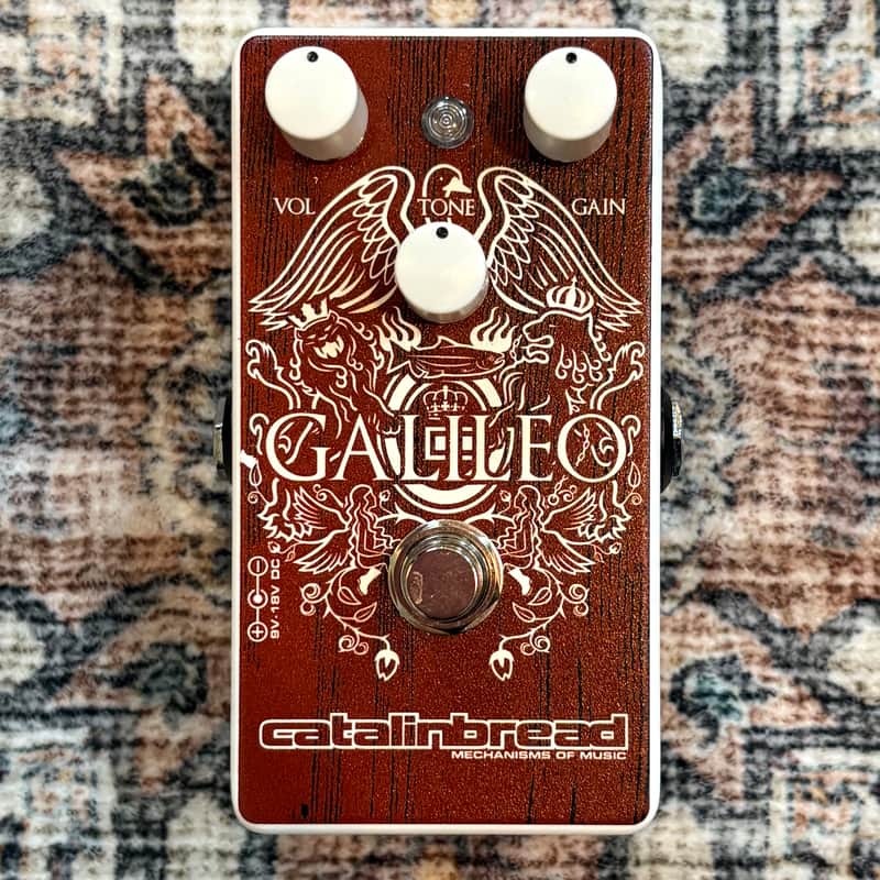 Catalinbread Galileo Red Special Trenle Booster Overdrive Guitar Effect Pedal W/ Box & Bag! image 1