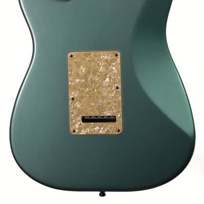 Fender USA Stratocaster HSS Electric Guitar 1997 – Used 1997 - Metallic Green image 6