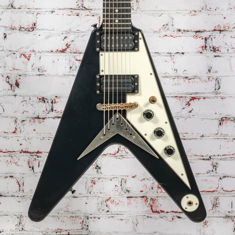 Epiphone - 2000 7 String '58 Flying V Korina - Electric Guitar with DiMarzio Pickups - with OHSC - x2826 - USED (ISS87599) image 1