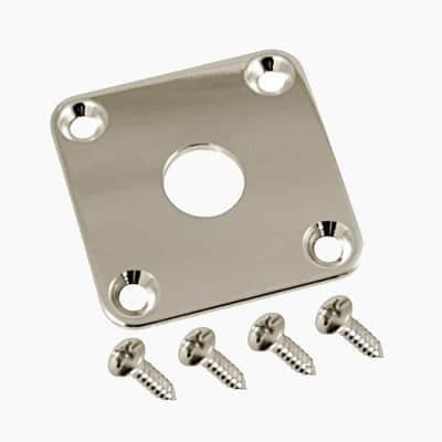 Allparts AP-0633-001 Curved Square Jack Plate for Gibson Les Paul™