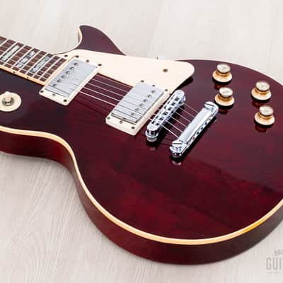 1978 Gibson Les Paul Standard Vintage Guitar Wine Red w/ T Tops, Case image 9