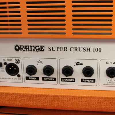 Orange Amplifiers Super Crush 100W Guitar Amp Head Orange image 4