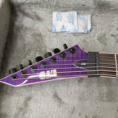 ESP LTD SH-7 Evertune Brian (Head) Welch Signature See Thru Purple image 6