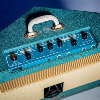 WEM Dominator V Front Blue & Cream 1964 image 3