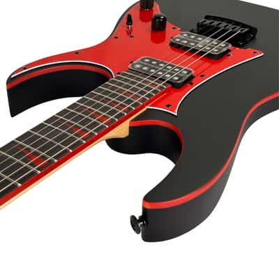 Ibanez GRG131DX RG Gio Black Flat Electric Guitar image 8