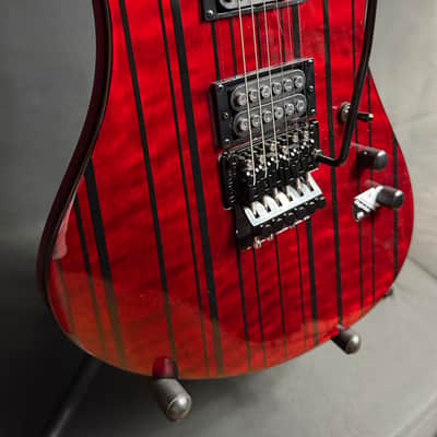 Schecter Synyster Standard Plus Electric Guitar Transparent Deep Red Finish imagen 6