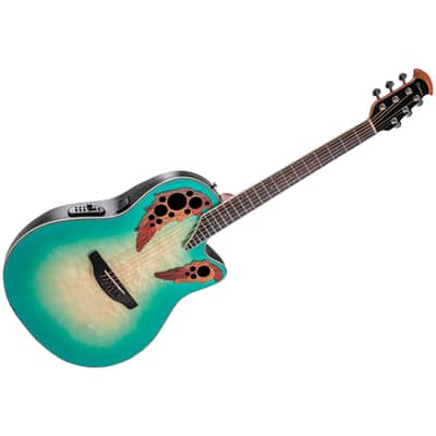 CE44X 9B G Celebrity Elite Plus Mid Cutaway Mintburst Ovation image 1