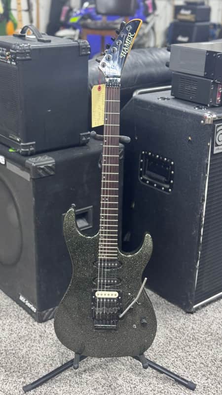 Hamer Slammer Series - Black/gold sparkle finish image 1