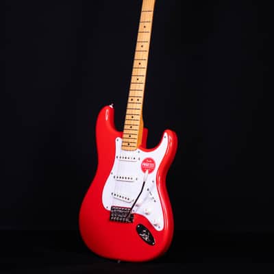 Squier Classic Vibe '50s Stratocaster, Maple FB, Fiesta Red image 6