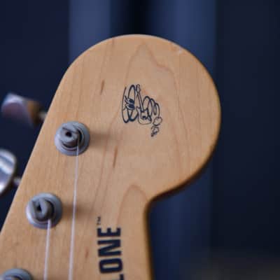 Fender Custom Shop Cyclone Aged Daphne Blue USA 2002 image 15