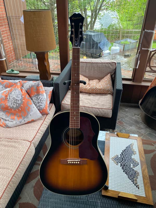 Epiphone 1963 AJ-45S/VSS 2019 - Sunburst | Reverb