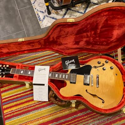 Gibson ES-335 Block Figured Antique Natural image 1