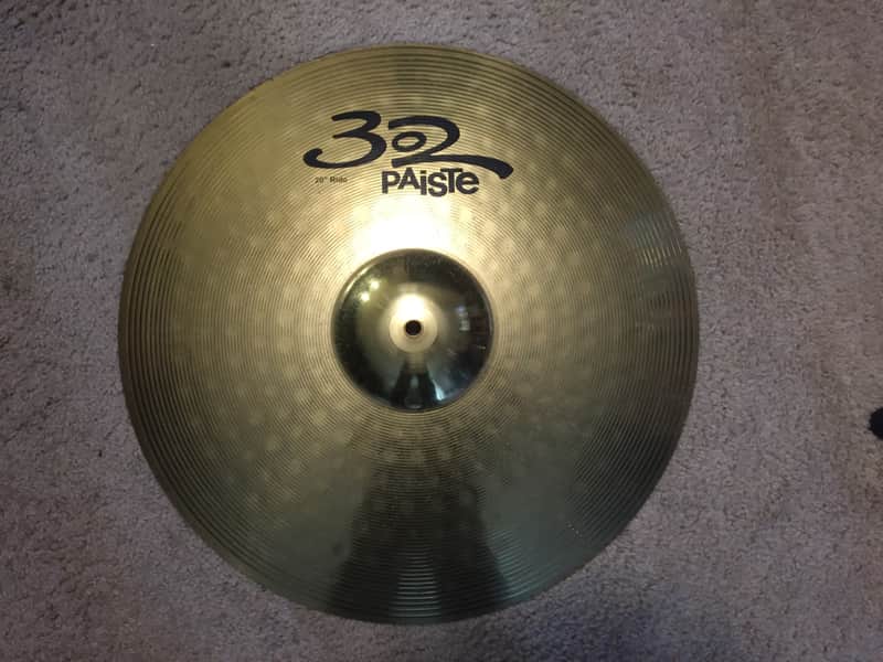 Paiste 302 20" ride cymbal free shipping image 1