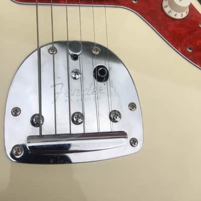 Fender Jazzmaster 1996 Olympic White body / red pick guard Anniversary year image 14
