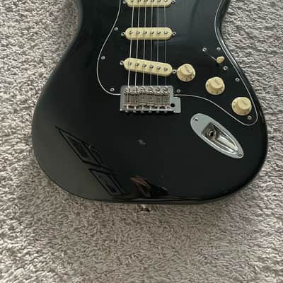 Fender Player Stratocaster Limited Edition MIM 2018 Black Maple Neck Guitar image 2