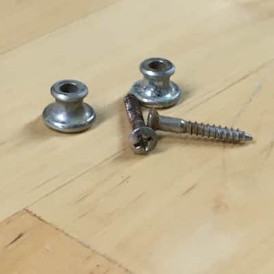 2 Gibson Spec Strap Buttons Aged Relic Nickel USA Electric Custom Guitar Japan image 3
