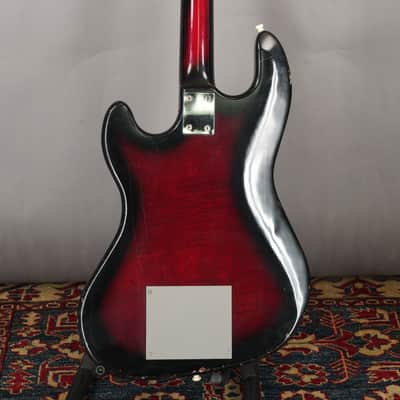 Hofner 176 Deluxe 1960s - Ruby Shaded w white headstock image 11