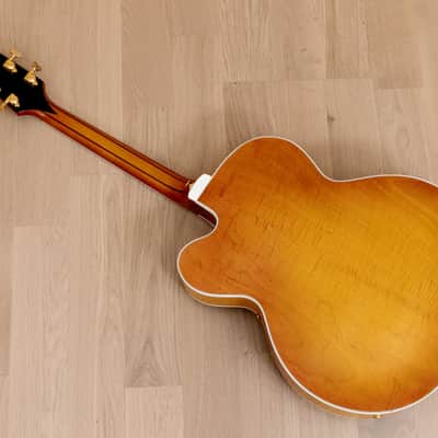 2005 Heritage Golden Eagle Archtop Guitar Sunburst w/ Benedetto Pickup, Kalamazoo USA image 15