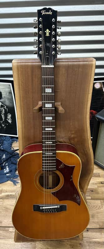 Terada W-513 - 12 String - "Hummingbird" Acoustic Guitar - Made in Japan image 1
