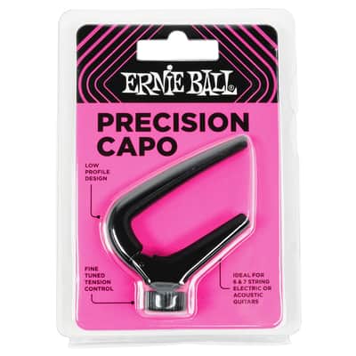 Ernie Ball Precision Capo - Black image 3
