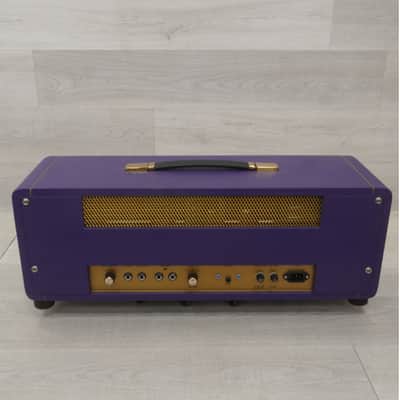 Ceriatone Chupacabra 50 Watt EL-34 Marshall Clone Hand-Wired Jose Arredondo Mod Purple Tolex image 3