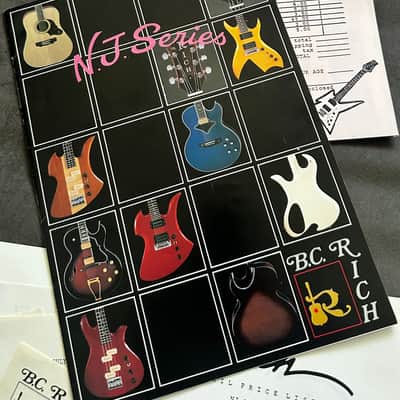 Vintage Lot 1984 and Later B.C. Rich N.J. Series Catalog Eagle Mockingbird Acoustics Jazz image 5
