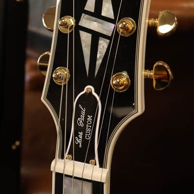 Epiphone Inspired By Gibson Custom Les Paul Custom (Incl Hard Case) Alpine White image 3