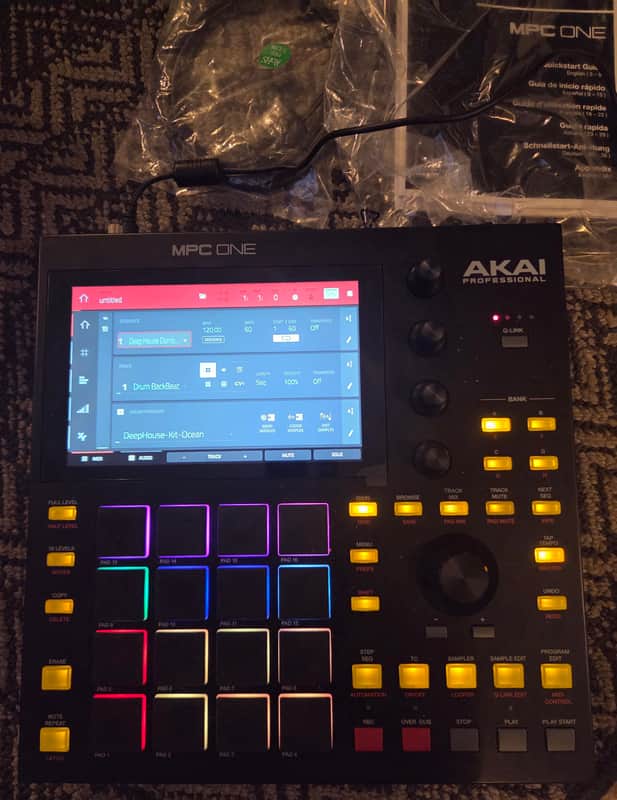 Akai MPC One Standalone MIDI Sequencer 2020 - Present - Black image 1