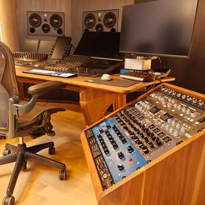 Walnut Desk For Avid S4 - custom studio furniture image 5