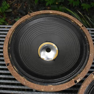 Quad of original Pre Rola Celestion Greenbacks from 1970 G12H T1534 Pulsonic cone 102-014 55hz Alumi image 19