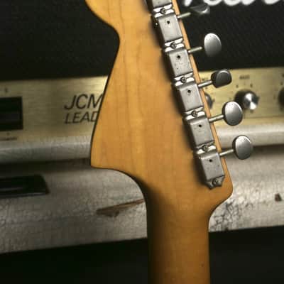 1999-2002 Fender Japan Offset Hybrid w/ JG66 Jaguar Neck / HH / Tune-O-Matic - Sonic Blue image 6