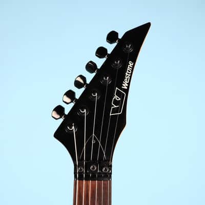 1980s Westone MIJ Super Strat Japan Electric Guitar Black image 3