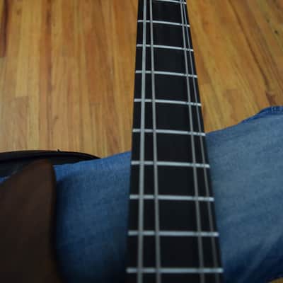 Warmoth Jazz Bass, Custom built solid walnut body! Wenge neck and ebony board, EMG's , Sweet! image 8
