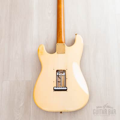 1987 Fender Custom Shop American Vintage '62 Stratocaster Blonde Mary Kaye w/ Gold Hardware, Case image 3