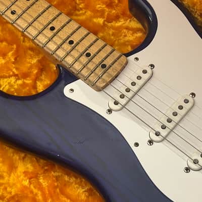 Fender Custom Shop 60th Anniversary 54 Stratocaster NOS 2014 Blue Transparent RARE image 12