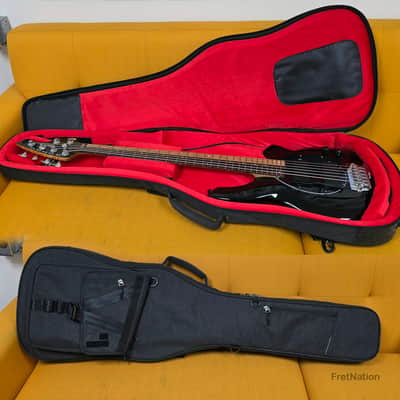 Ernie Ball Music Man John Myung Bongo HH 6-String Bass Black w/ Gator Bag 8.56lbs S08050 image 24