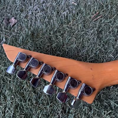 Charvette by Charvel Model 100 Black 1990s Reverse Headstock image 2